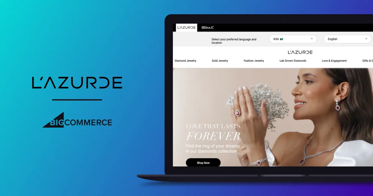 L'azurde launches on BigCommerce